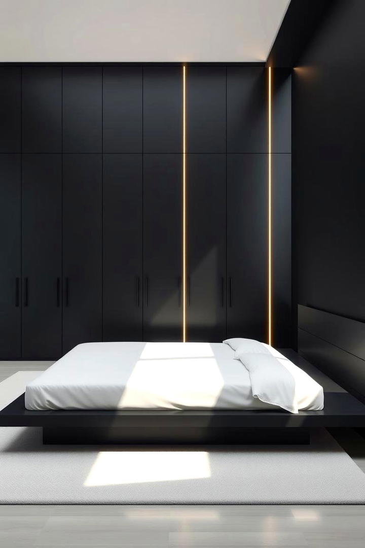 Modern Dark Simplicity - 30 Dark Bedroom Ideas