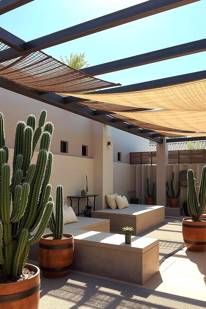 Modern Desert Patio - 30 Desert Landscape Ideas