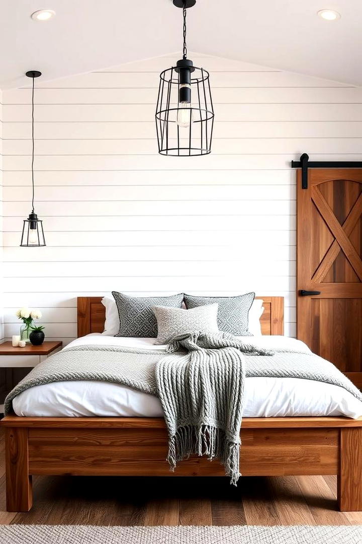 Modern Farmhouse Fusion - 21 Scandinavian Bedroom Ideas