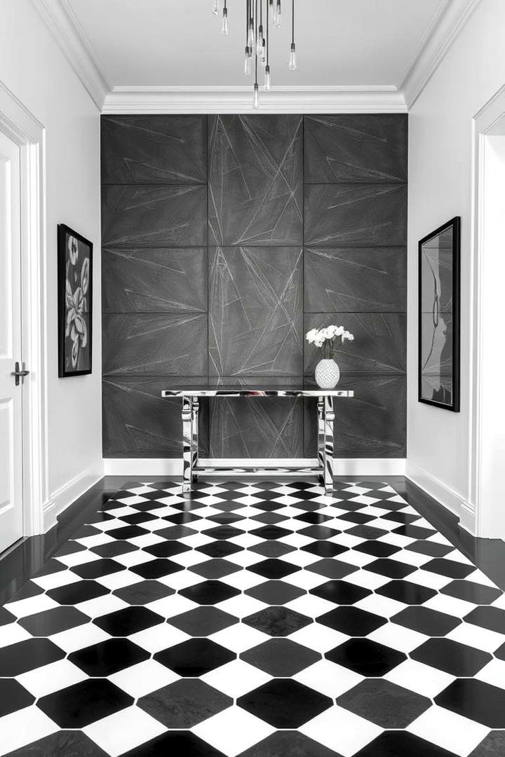 Modern Geometric Patterns - 21 Foyer Decor Ideas