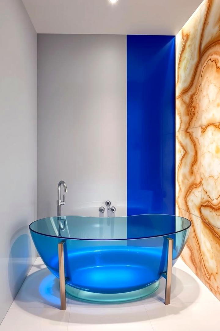 Modern Glass Bathtub - 30 Bathtub Ideas