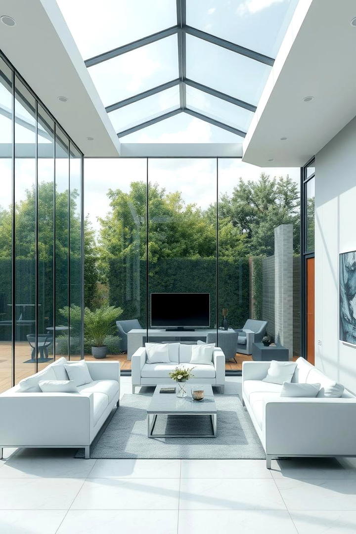 Modern Glass Sunroom - 30 Small Sunroom Ideas