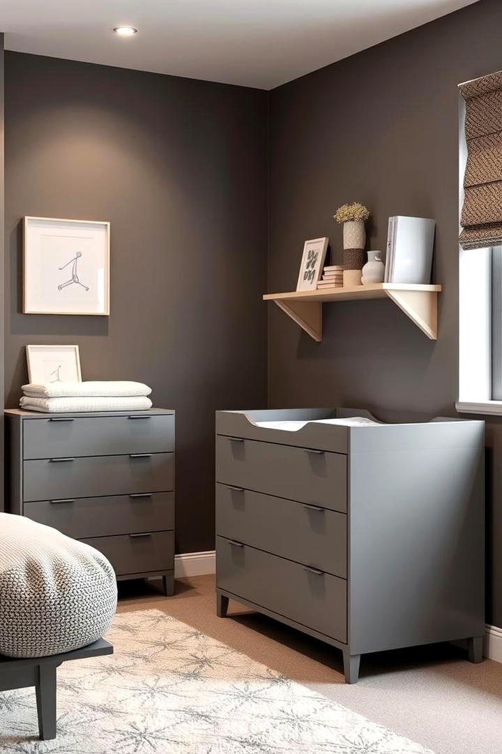 Modern Grey Accent Furniture - 30 Grey Nursery Ideas