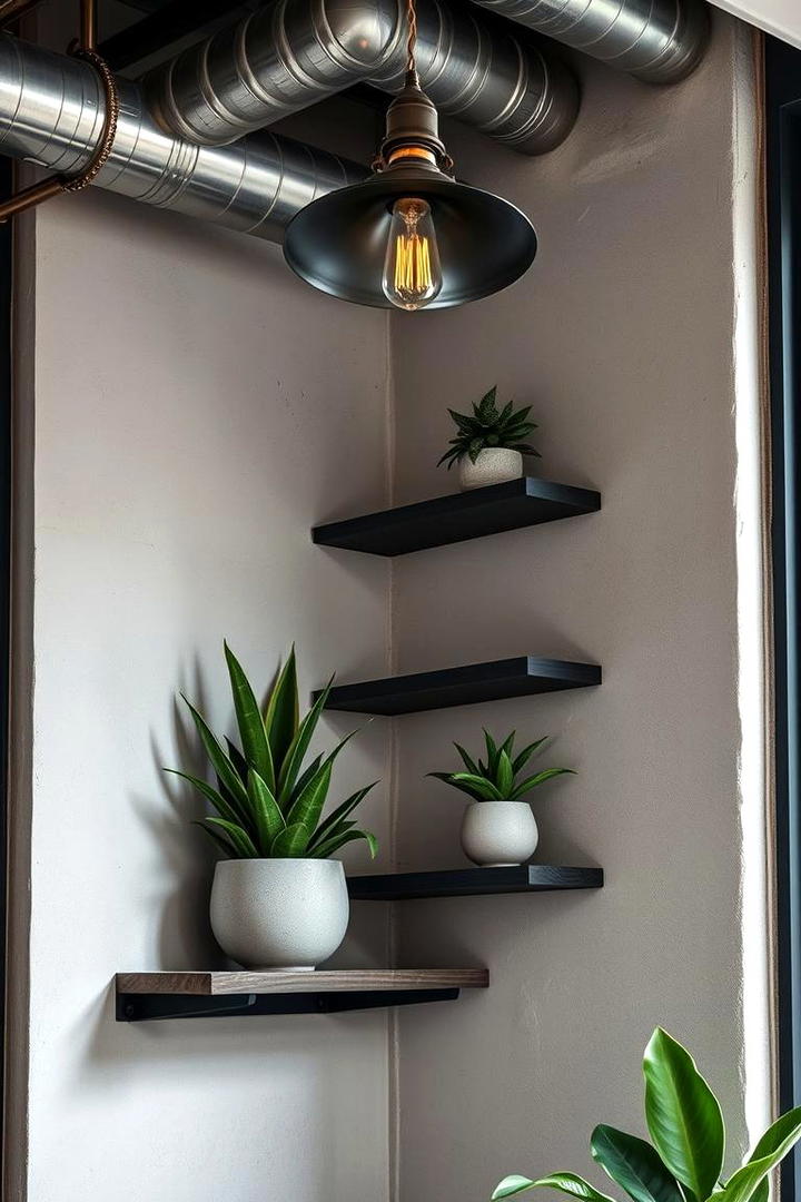 Modern Industrial Touch - 21 Corner Decoration Ideas