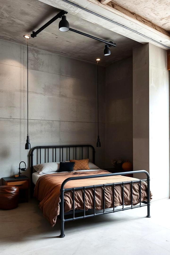 Modern Industrial Touches - 30 Small Guest Bedroom Ideas