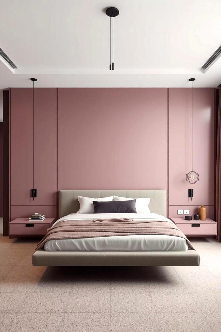 Modern Mauve Minimalism - 30 Purple Bedroom Ideas