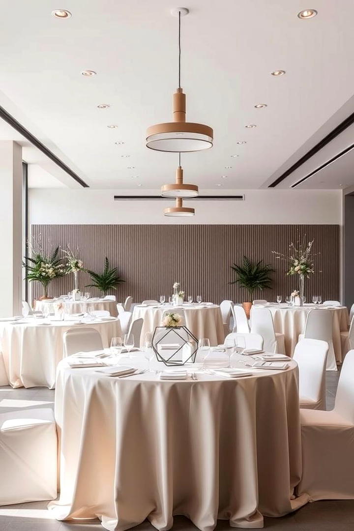 Modern Minimalist Accents - 21 Wedding Decoration Ideas