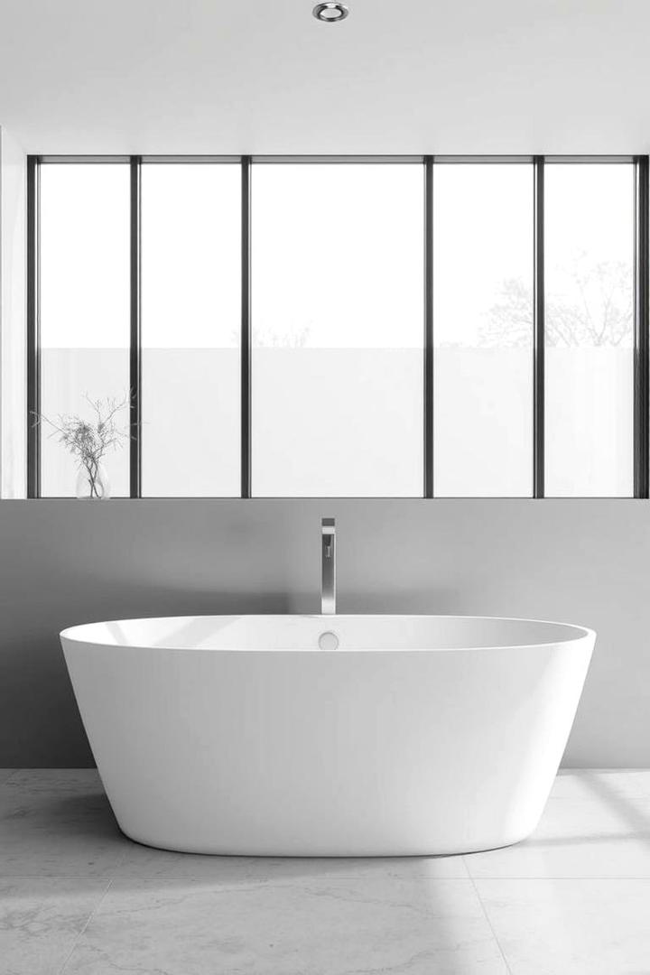 Modern Minimalist Bathtub - 30 Bathtub Ideas