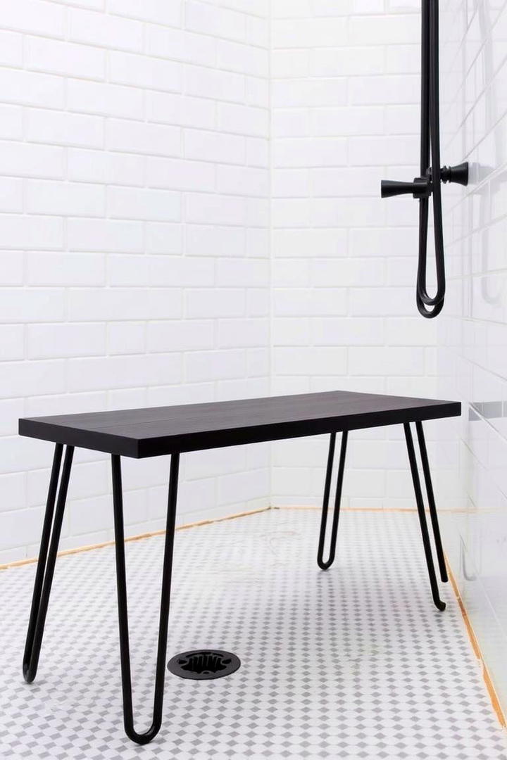 Modern Minimalist Bench - 30 Shower Bench Ideas