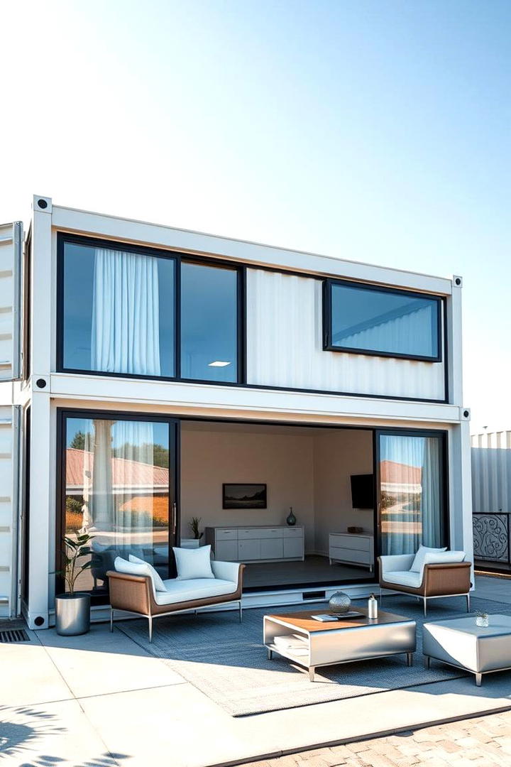 Modern Minimalist Container Home - 30 Container Home Ideas