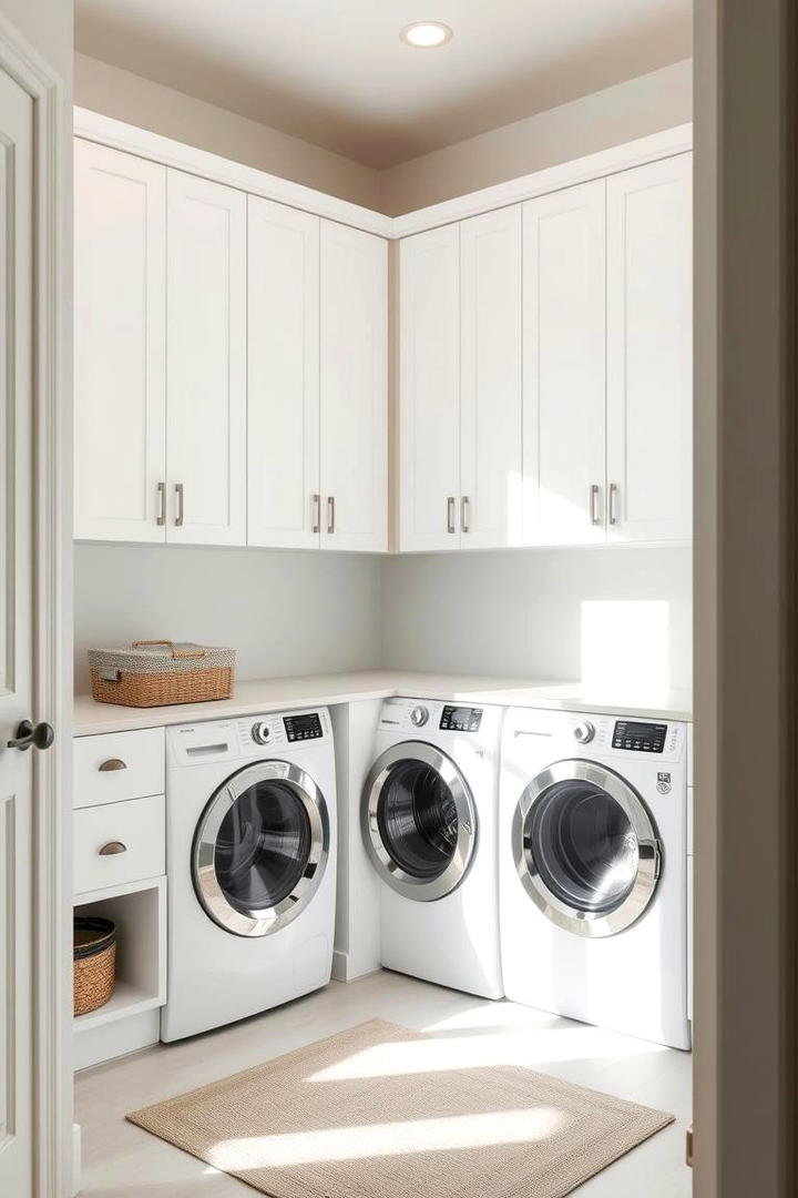 Modern Minimalist Design - 30 Mudroom Laundry Room Ideas