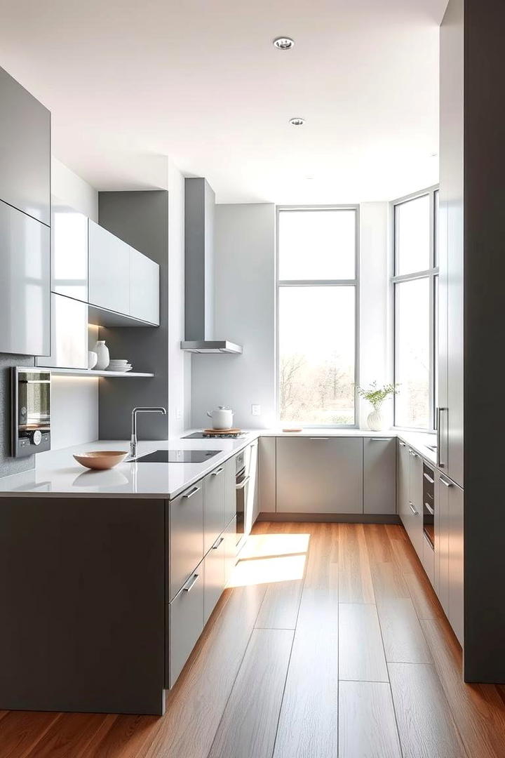 Modern Minimalist Elegance - 21 Gray Kitchens