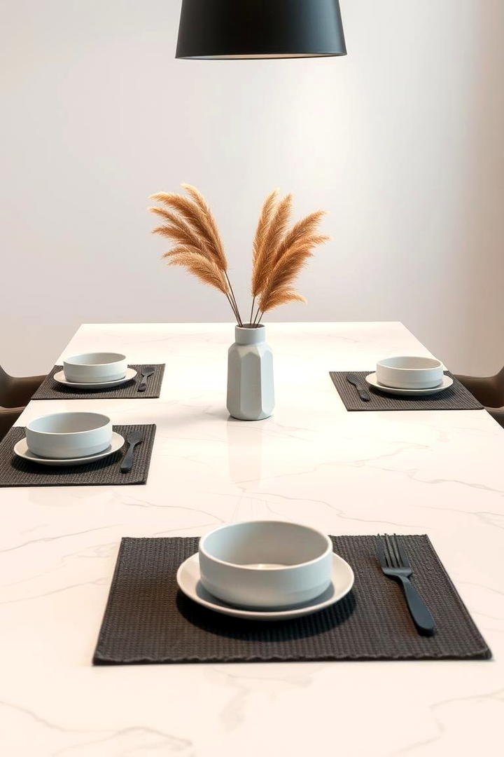 Modern Minimalist Elegance - 21 Tablescape Ideas