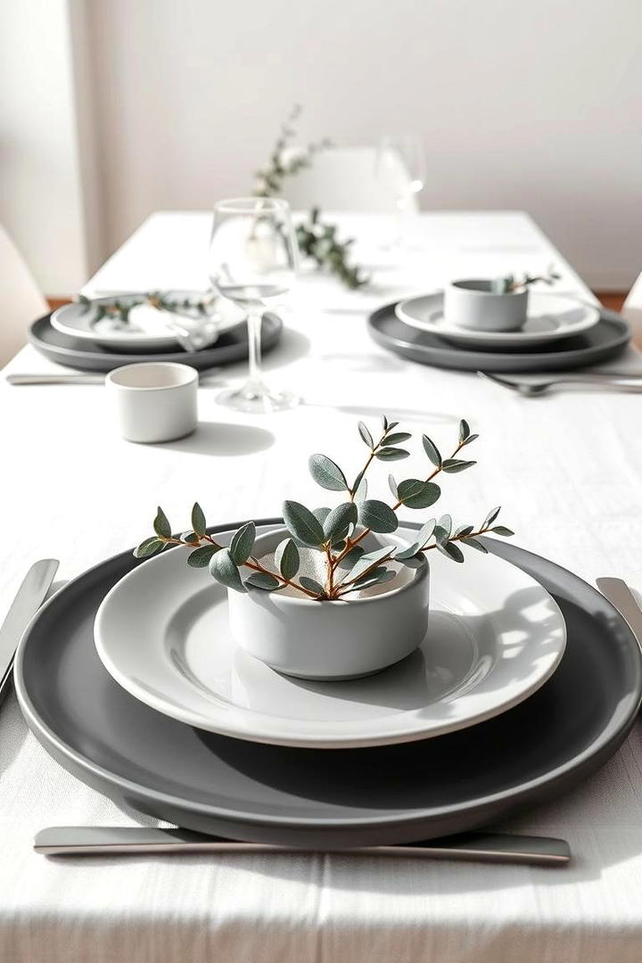 Modern Minimalist Flair - 21 Thanksgiving Table Settings