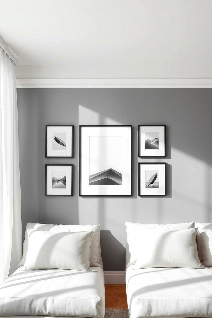 Modern Minimalist Gallery - 21 Gallery Wall Ideas