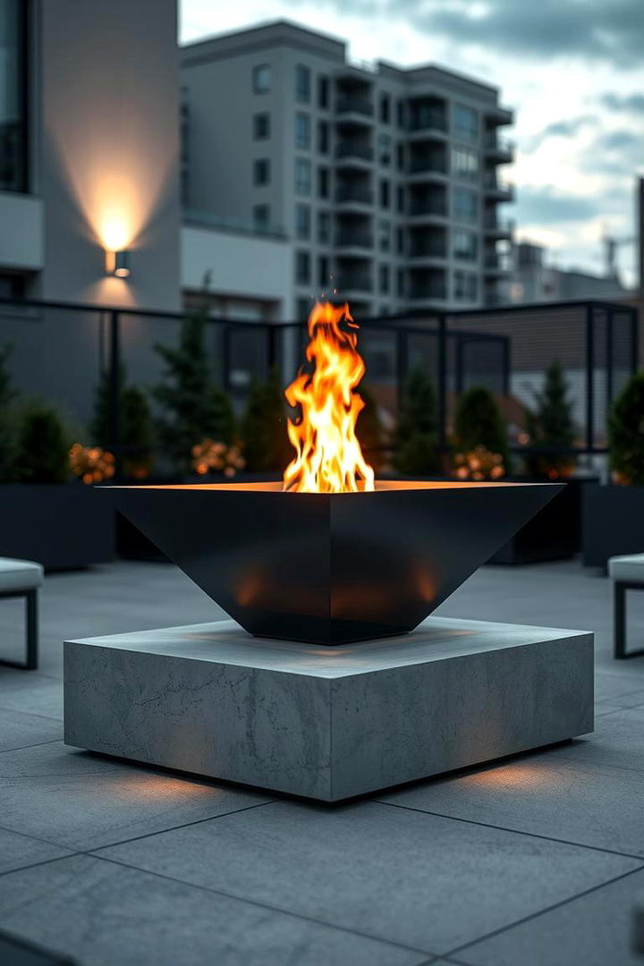 Modern Minimalist Glow - 21 Fire Pit Ideas