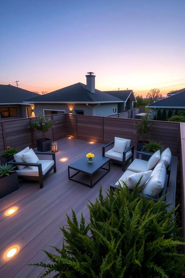 Modern Minimalist Patio Deck - 21 Patio Deck Ideas