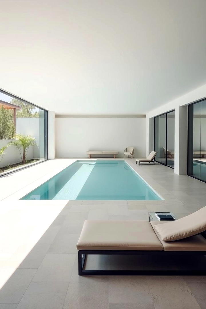 Modern Minimalist Pool Retreat - 21 Pool House Ideas