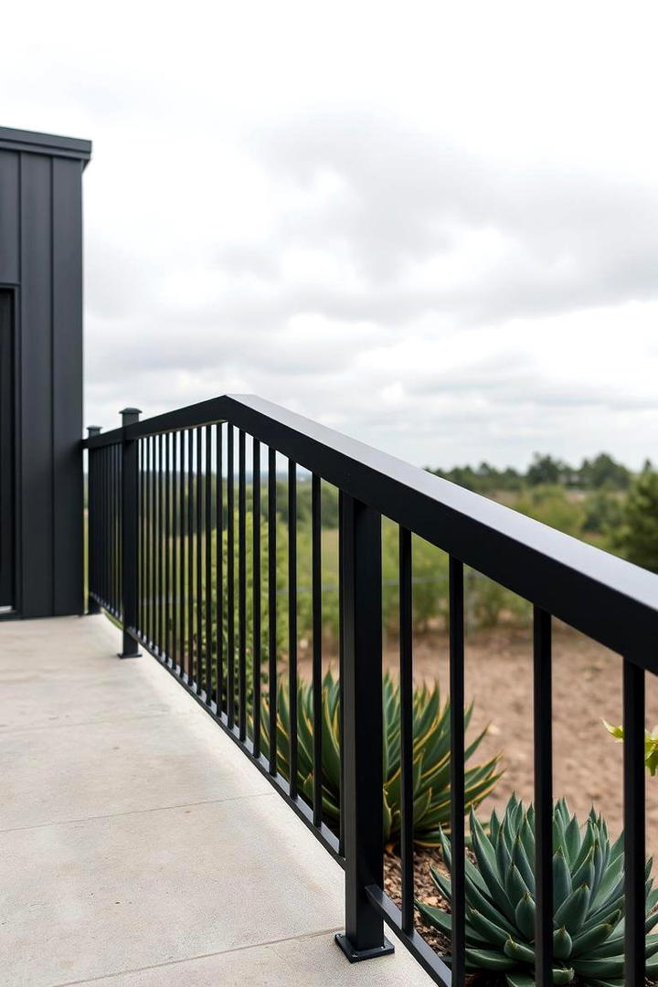 Modern Minimalist Railing - 21 Deck Railing Ideas