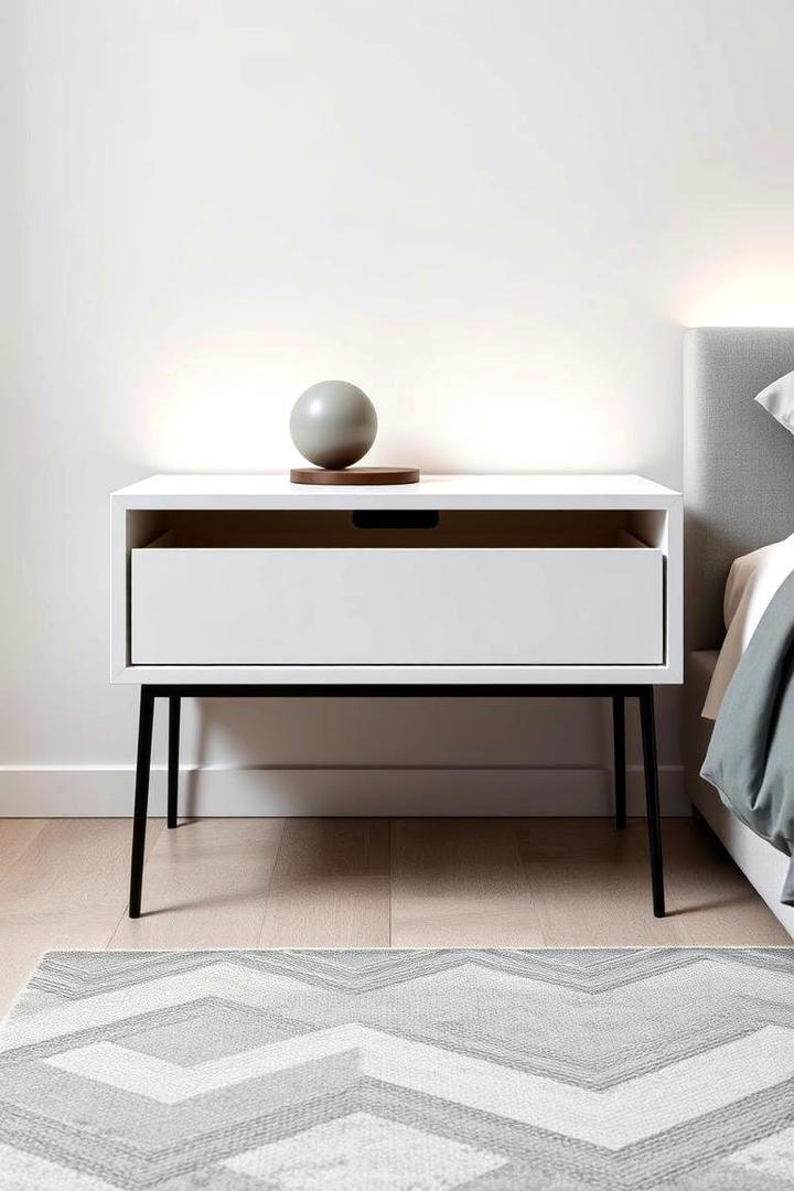 Modern Minimalist Style - 30 Nightstand Ideas