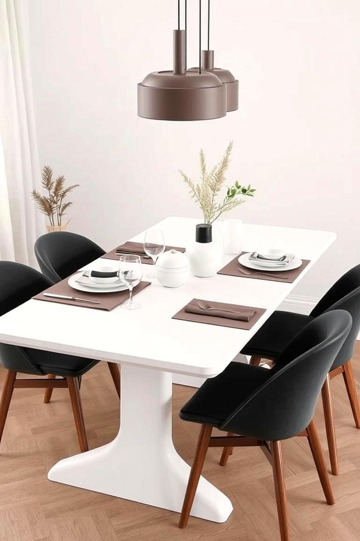 Modern Minimalist Table Settings - 21 Dining Table Decor Ideas