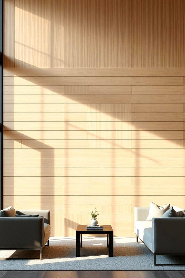 Modern Minimalist Texture - 21 Wood Slat Accent Wall Ideas