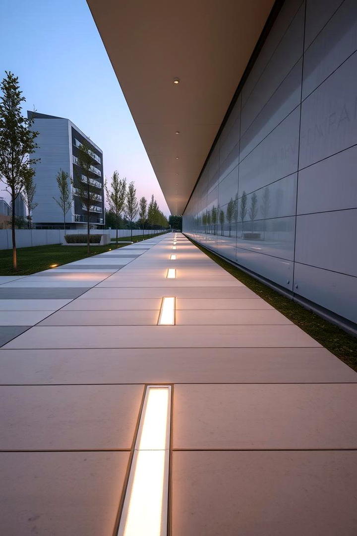 Modern Minimalist Walkway - 21 walkway ideas