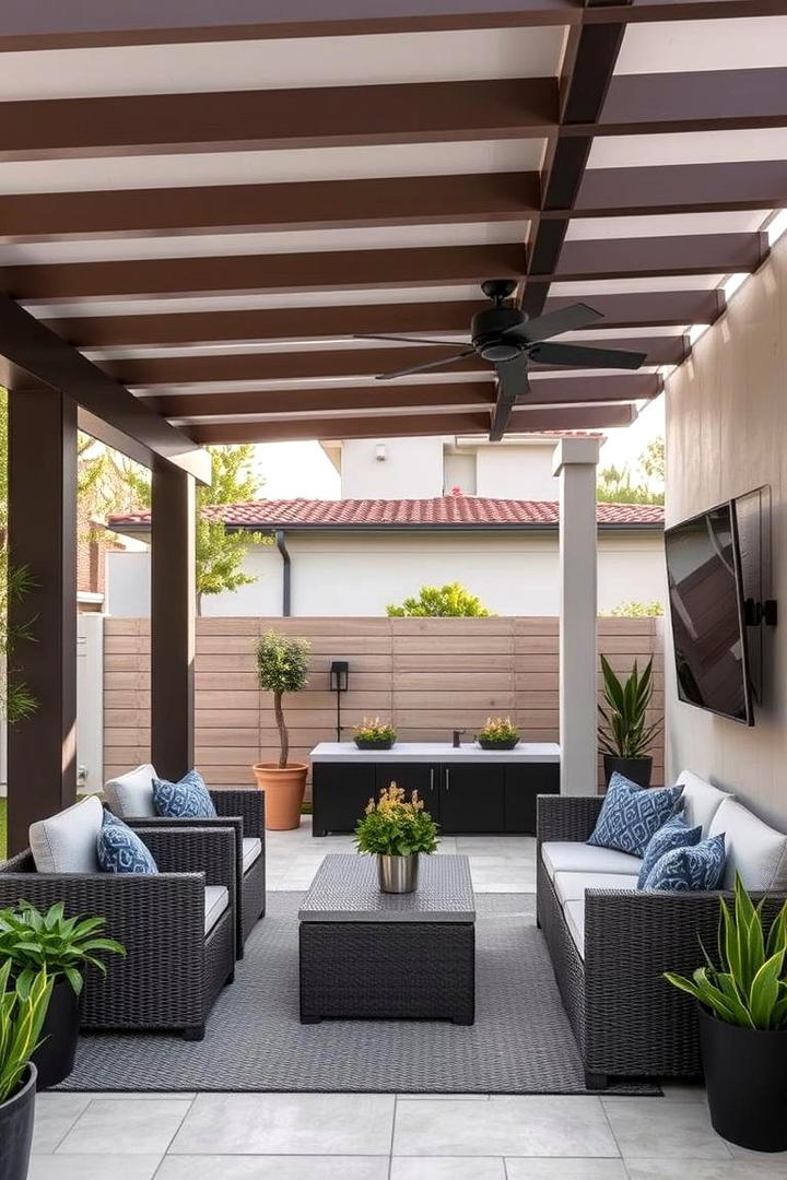 Modern Pergola Charm - 21 Covered Patio Ideas