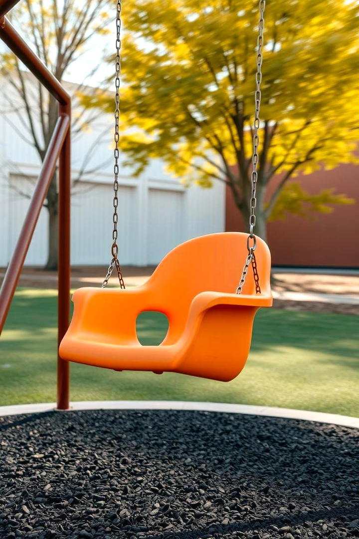 Modern Retro Swing Area - 30 Modern Backyard Ideas