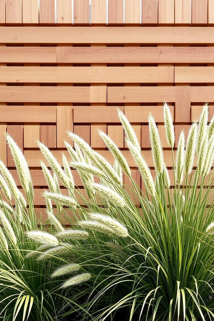 Modern Slatted Wood Wall - 30 Garden Wall Ideas