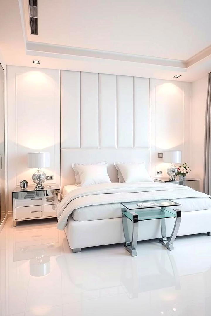 Modern White Elegance - 21 White Bedroom Ideas