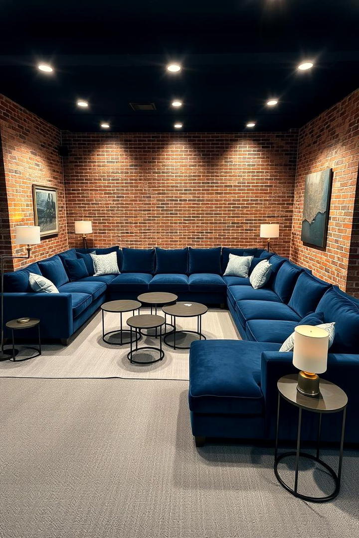 Modular Basement Sofa for Entertainment - 30 Basement Furniture Ideas