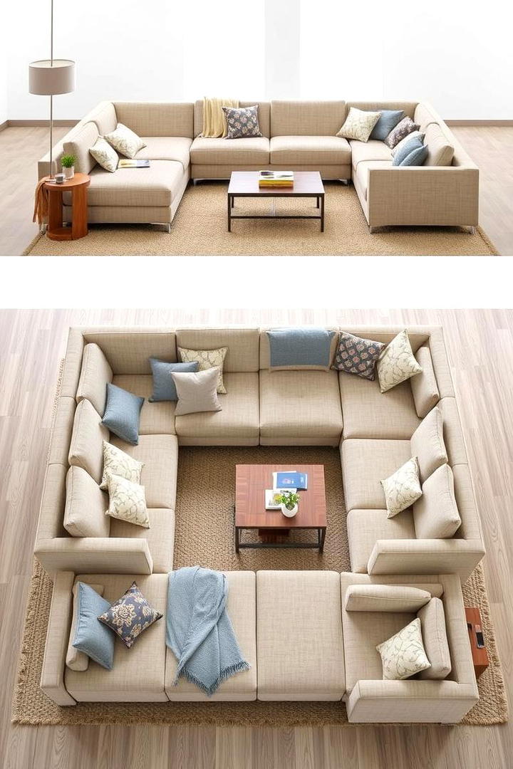 Modular Seating Arrangements - 21 Minimalist Apartment Ideas