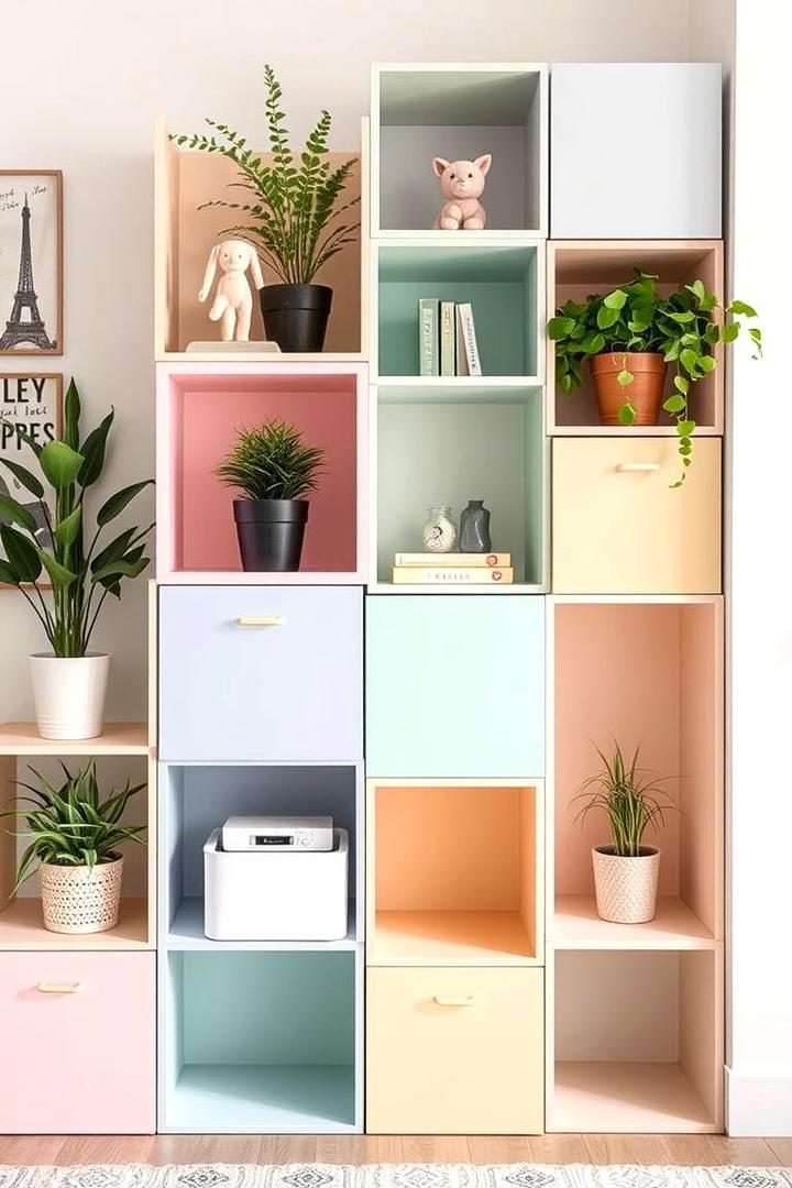 Modular Storage Cubes - 30 Tiny House Storage Ideas