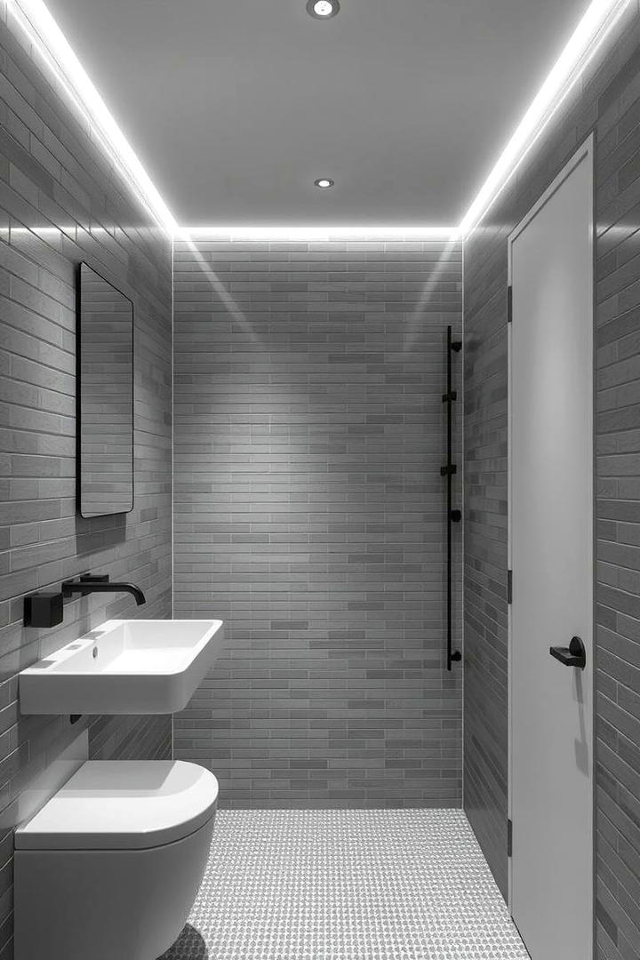 Monochromatic Magic - 30 Ensuite Bathroom Ideas