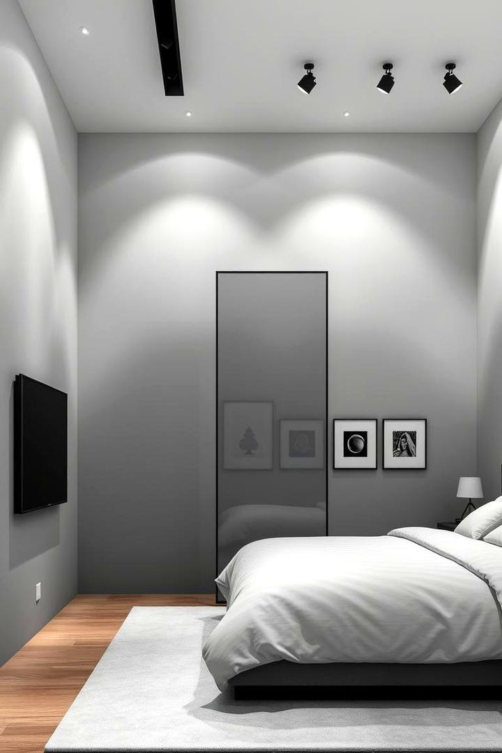 Monochrome Magic with a Twist - 30 Dark Grey Bedroom Ideas