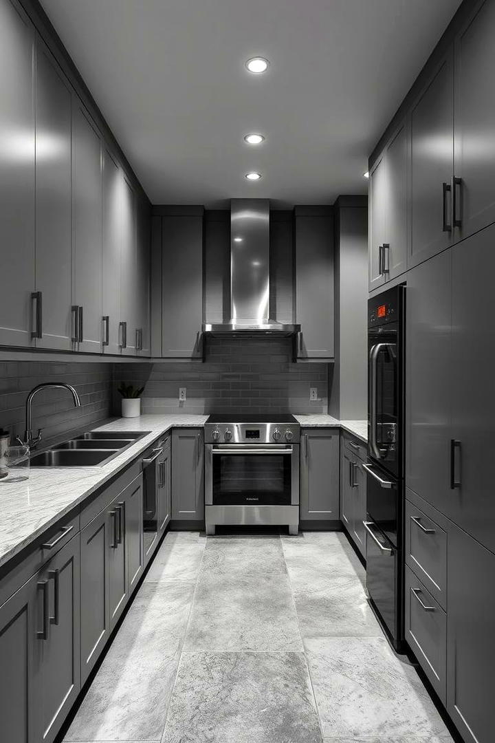 Monochrome Masterpiece - 21 Gray Kitchens