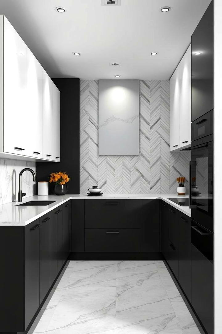 Monochrome Mastery - 21 Kitchen Design Ideas