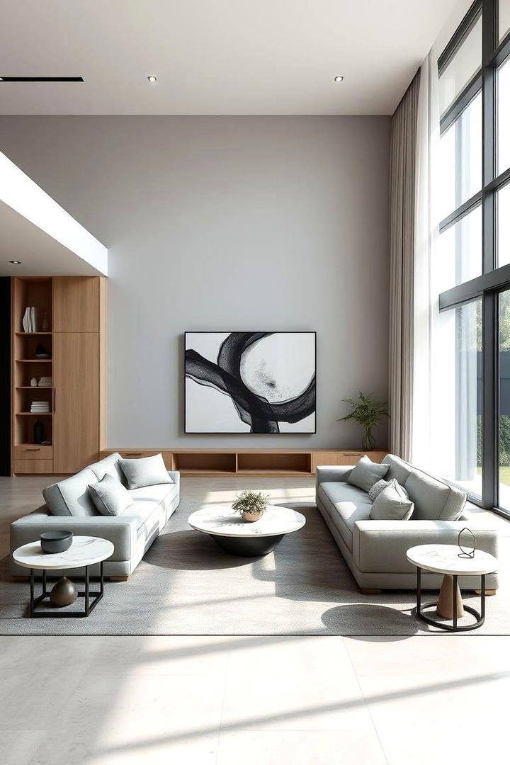 Monochrome Minimalism - 30 Grey and Beige Living Room Ideas