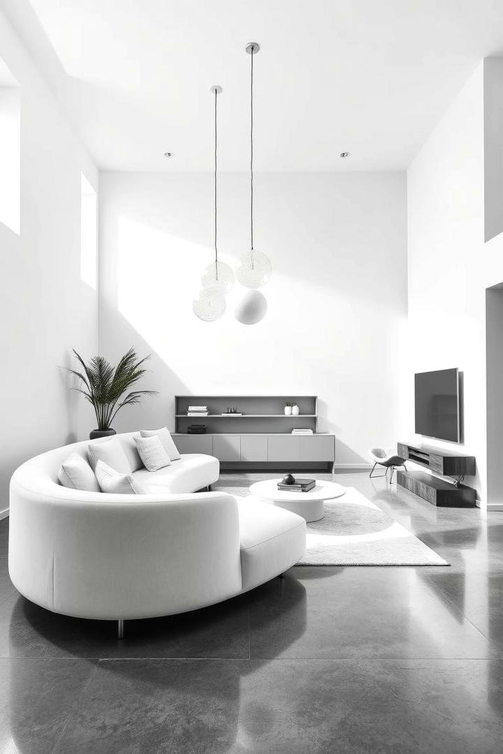 Monochrome Modernity - 30 Grey and Cream Living Room Ideas