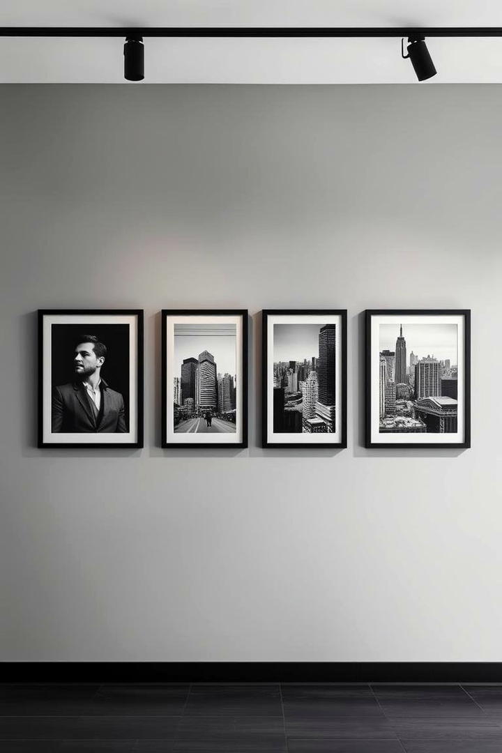 Monochrome Photo Showcase - 21 Photo Wall Ideas