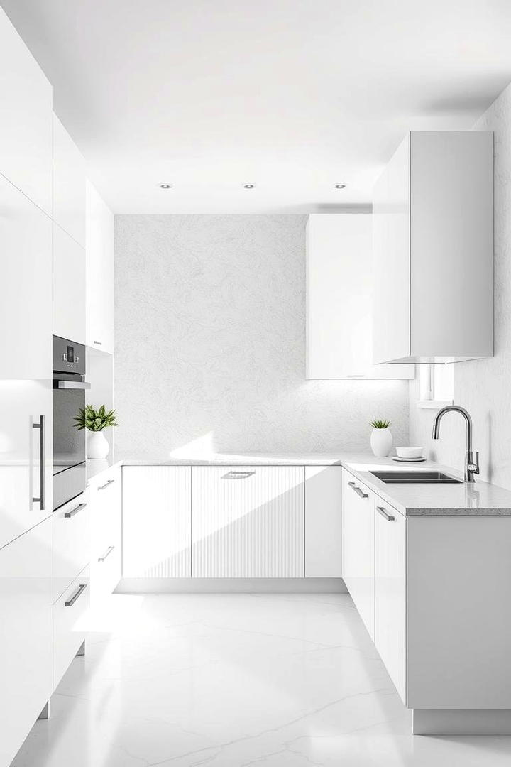 Monochrome White Harmony - 21 White Kitchen Ideas