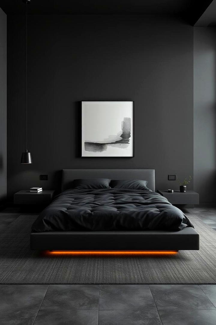 Moody Minimalism - 30 Dark Bedroom Ideas