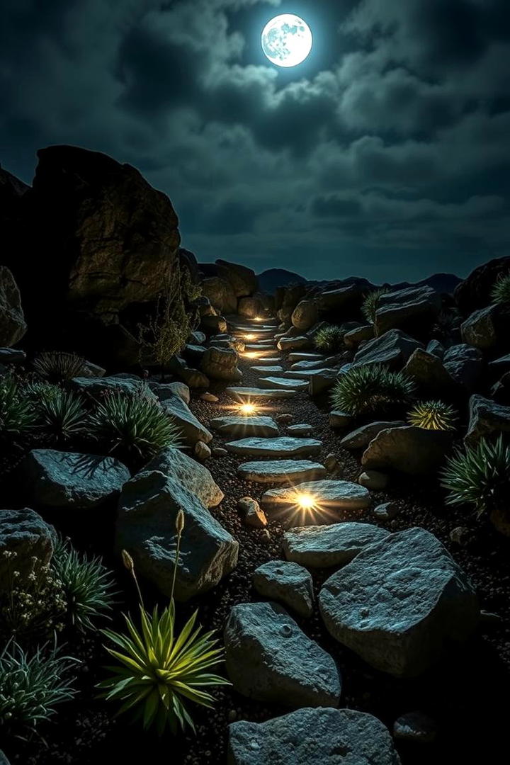 Moonlit Ambience Rock Garden - 21 Rock Garden Ideas