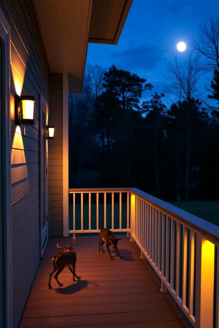 Motion Sensor Deck Lights - 30 Deck Lighting Ideas