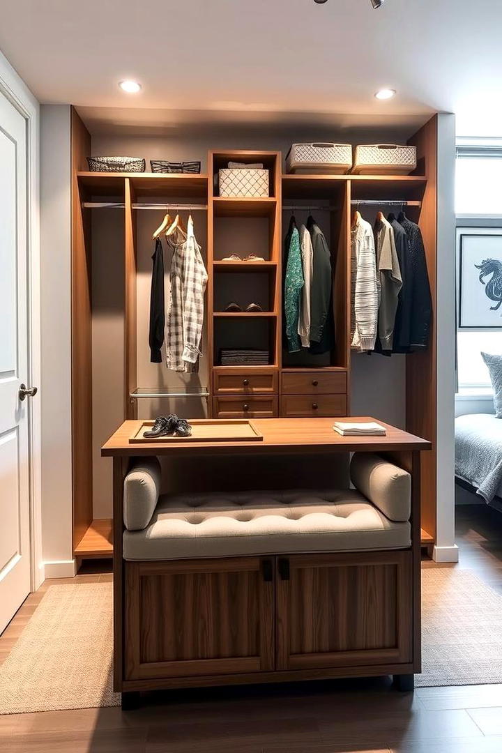 Multi Functional Closet Island - 30 Closet Island Ideas