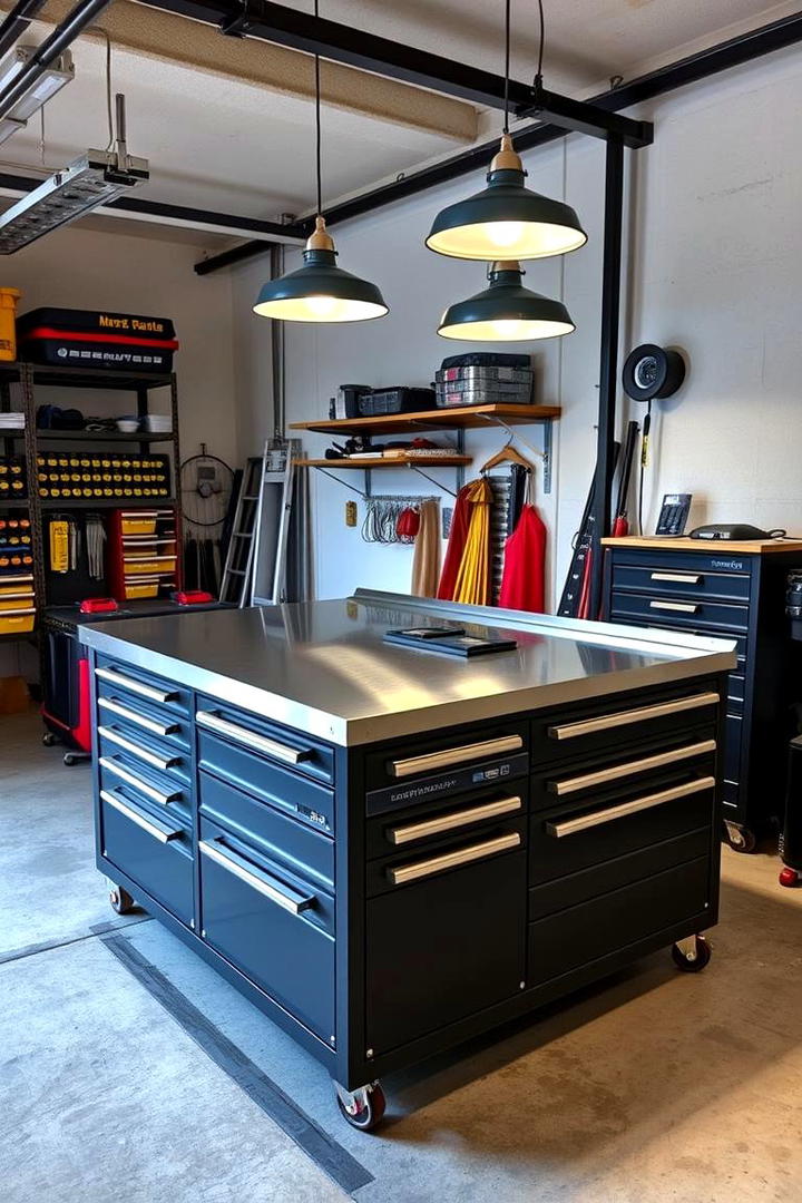 Multi Functional Workstations for Combined Utility - 21 Garage Storage Ideas