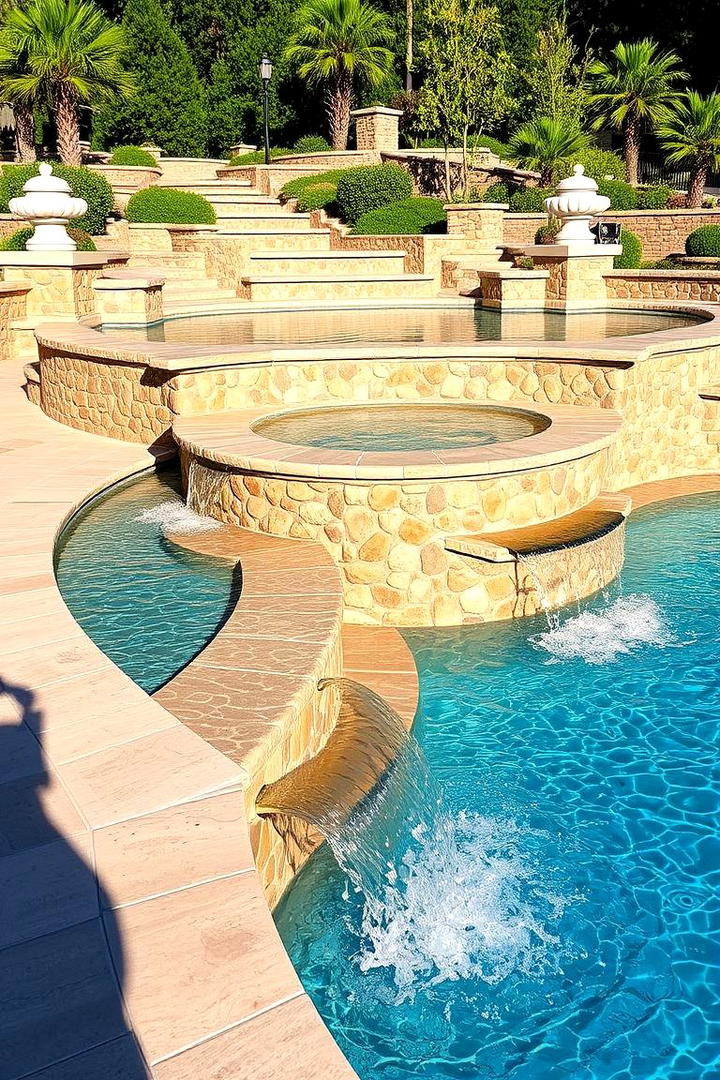 Multi Level Artistic Pool - 21 Swimming Pool Ideas