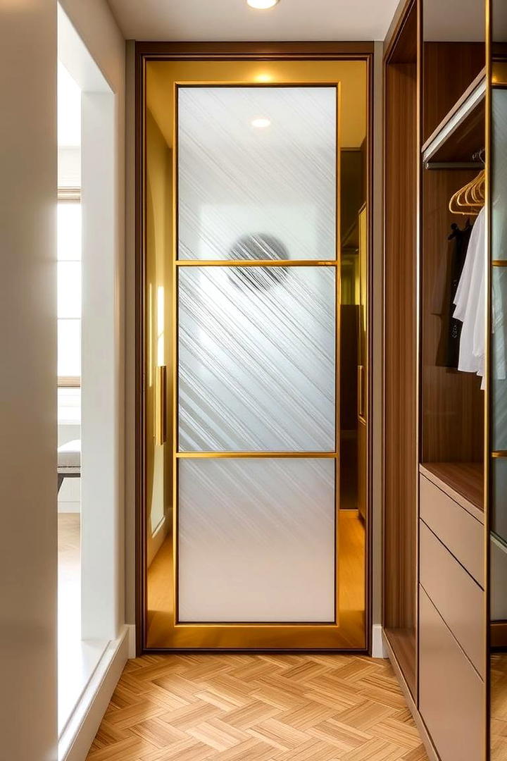 Multi Panel Glass Door - 30 closet door ideas