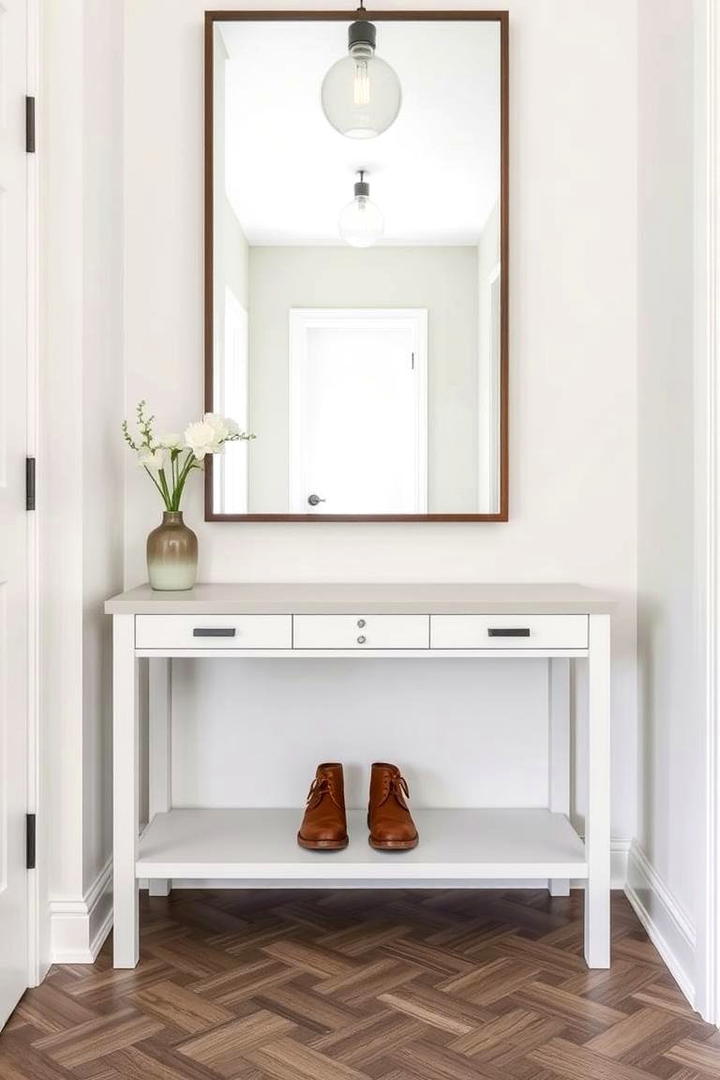 Multi Purpose Console Table - 21 Mud Room Ideas